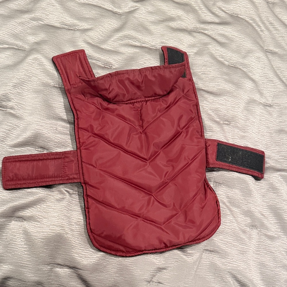 Red Quilted Dog Vest